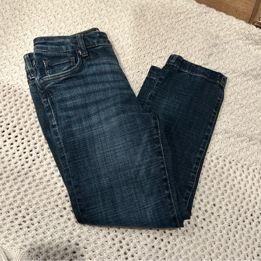 KUT FROM THE KLOTH WOMENS  STRAIGHT LEGS SIZE 2 BLUE STRETCHY